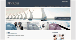 Desktop Screenshot of ppv-ag.de